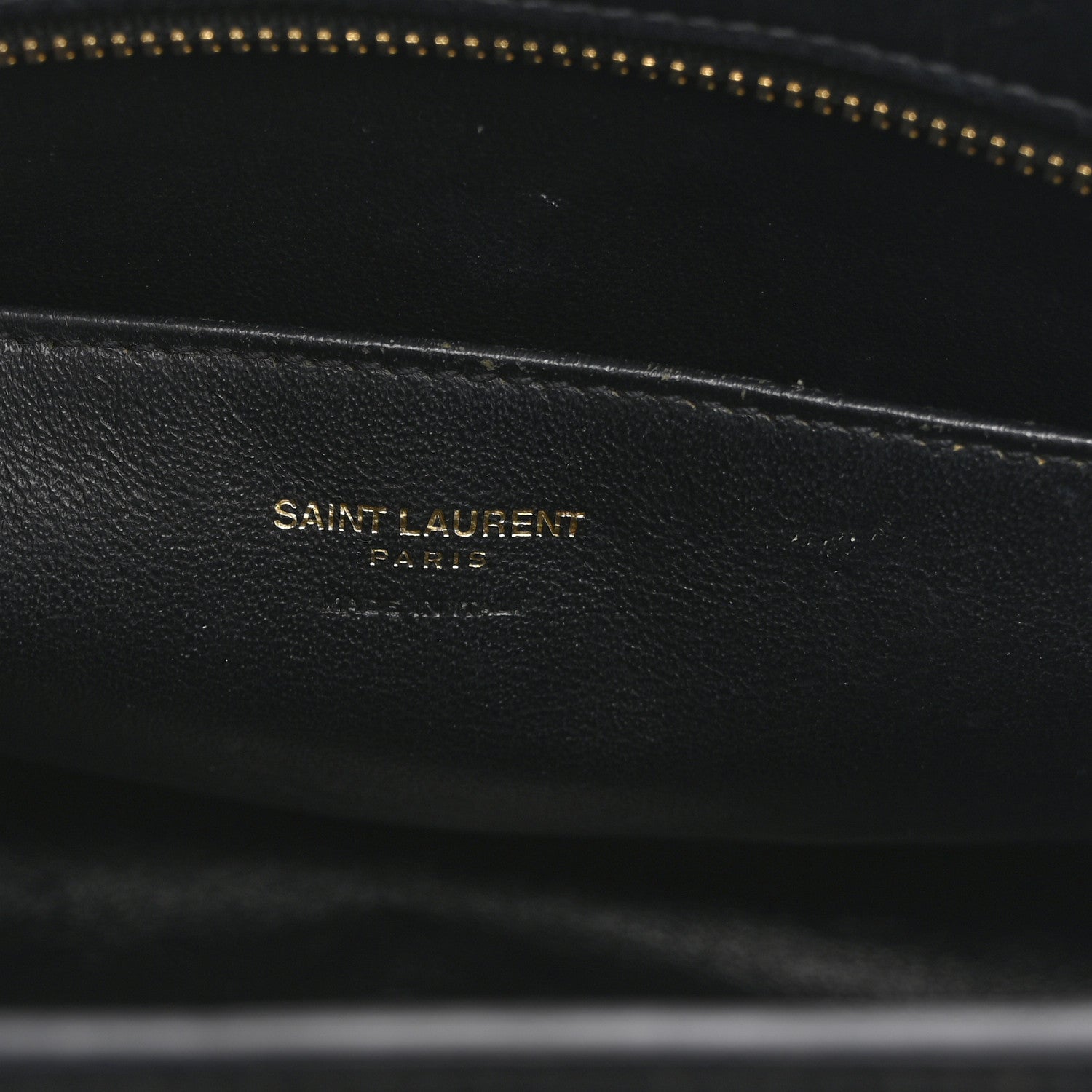 Saint Laurent Calfskin Monogram Baby Cabas Black 6 of 11