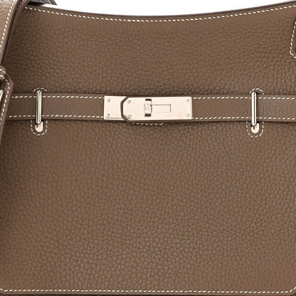 Hermes Taurillon Clemence Jypsiere 28 Etoupe 8 of 11