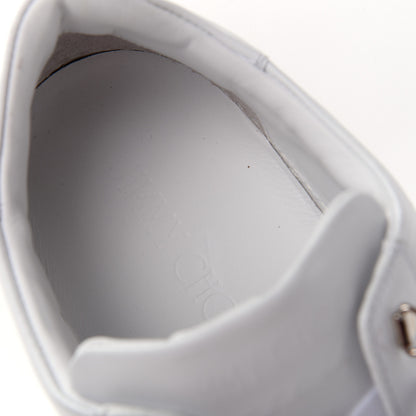 Jimmy Choo Calfskin Studded Mens Ace Sneakers 45 White Silver 8 of 10