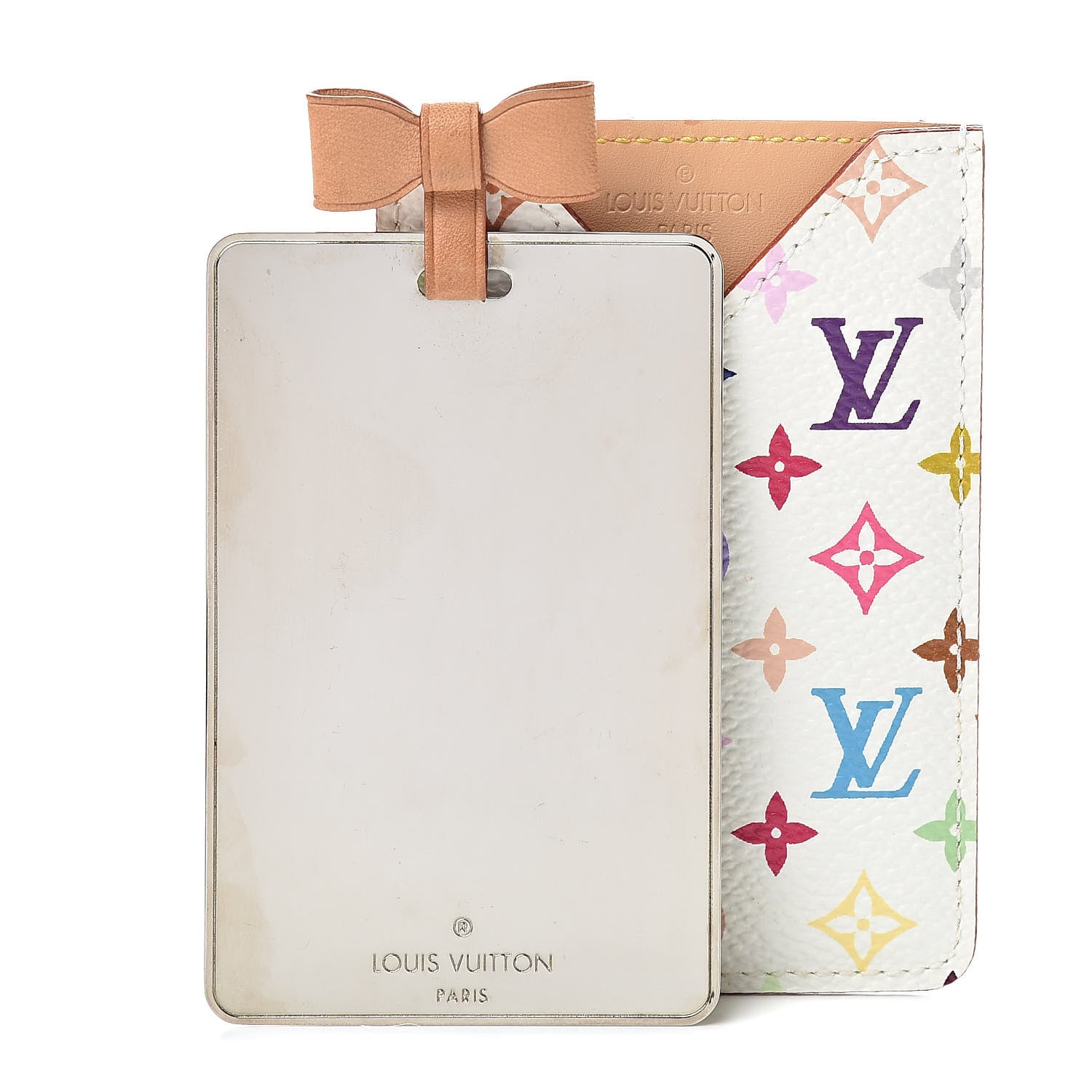 Louis Vuitton Monogram Multicolor Mirror and Case Pouch White 1 of 7