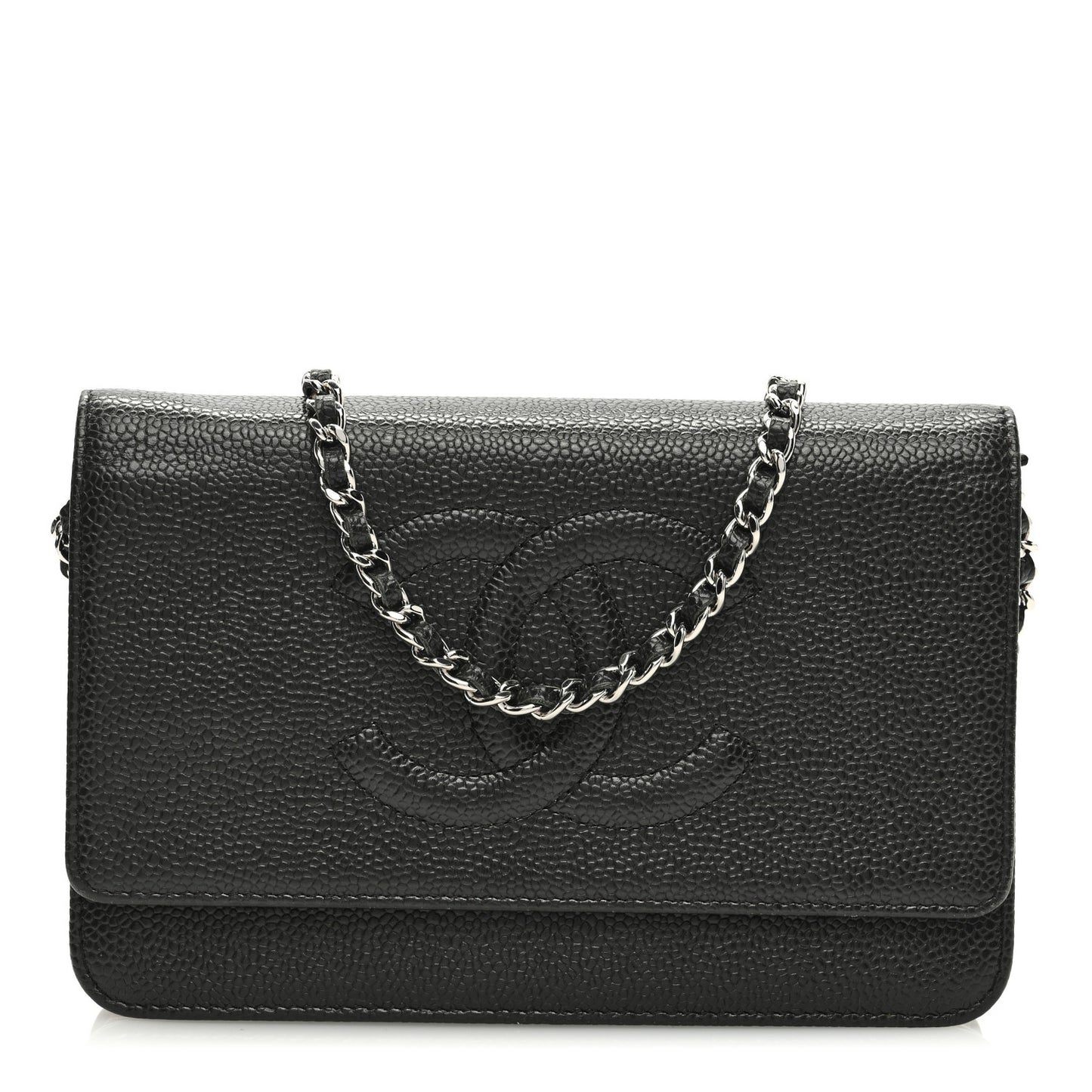 Caviar Timeless CC Wallet on Chain WOC Grey