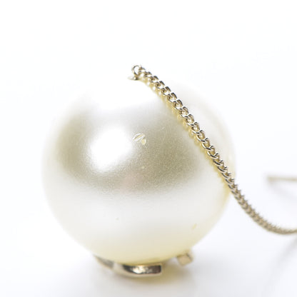 Chanel Pearl CC Drop Earrings Gold 5 of 6