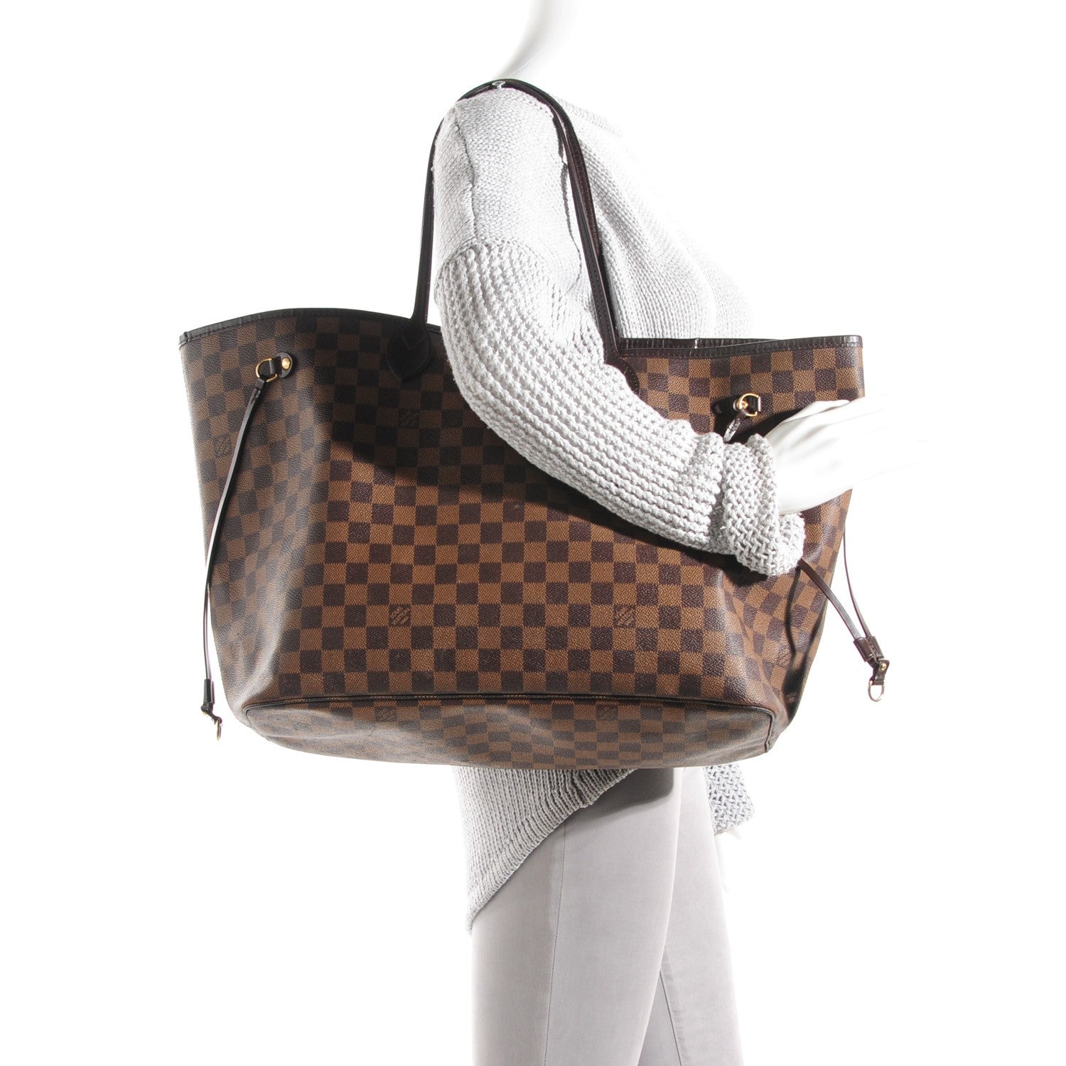 Louis Vuitton Damier Ebene Neverfull GM 2 of 7