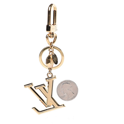 Louis Vuitton LV Facettes Bag Charm Key Holder Gold 2 of 3