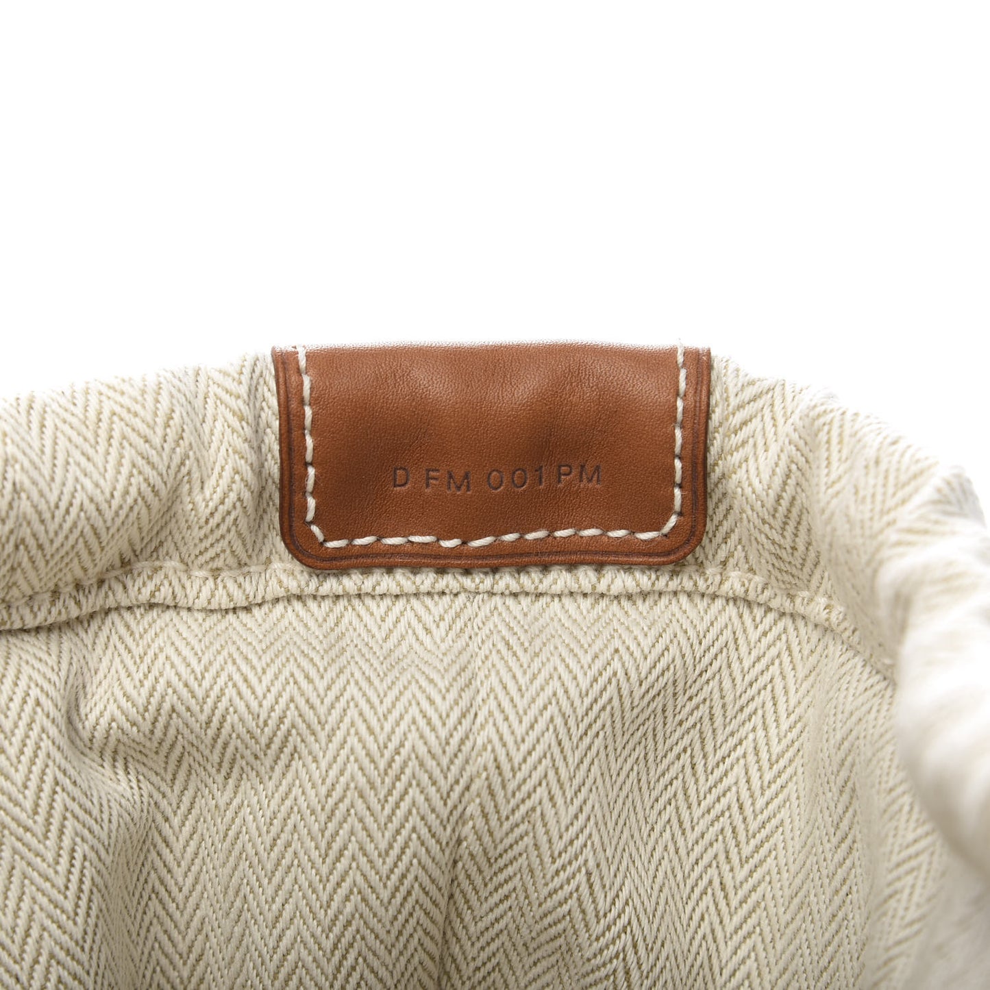 Canvas Barenia Fourbi 25 MM Pouch Naturel Fauve