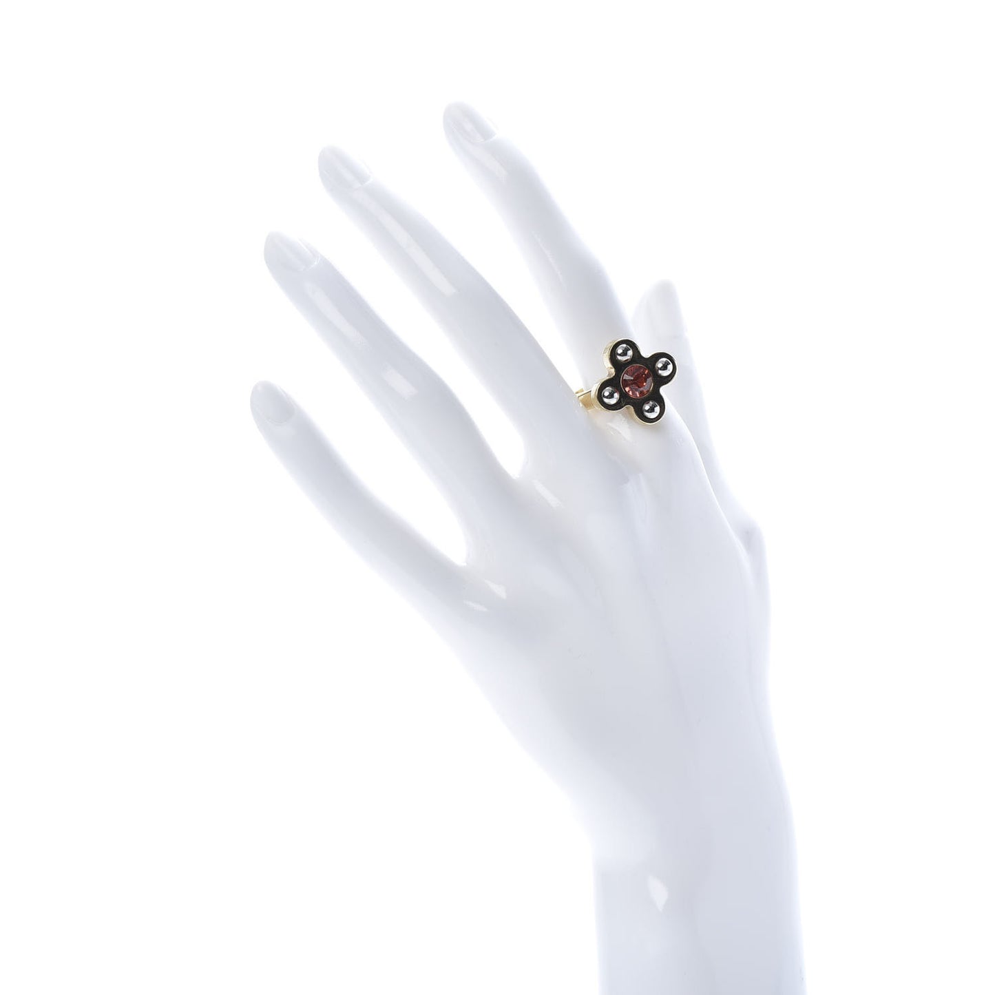 Crystal Love Letters Timeless Ring Gold M 6.5