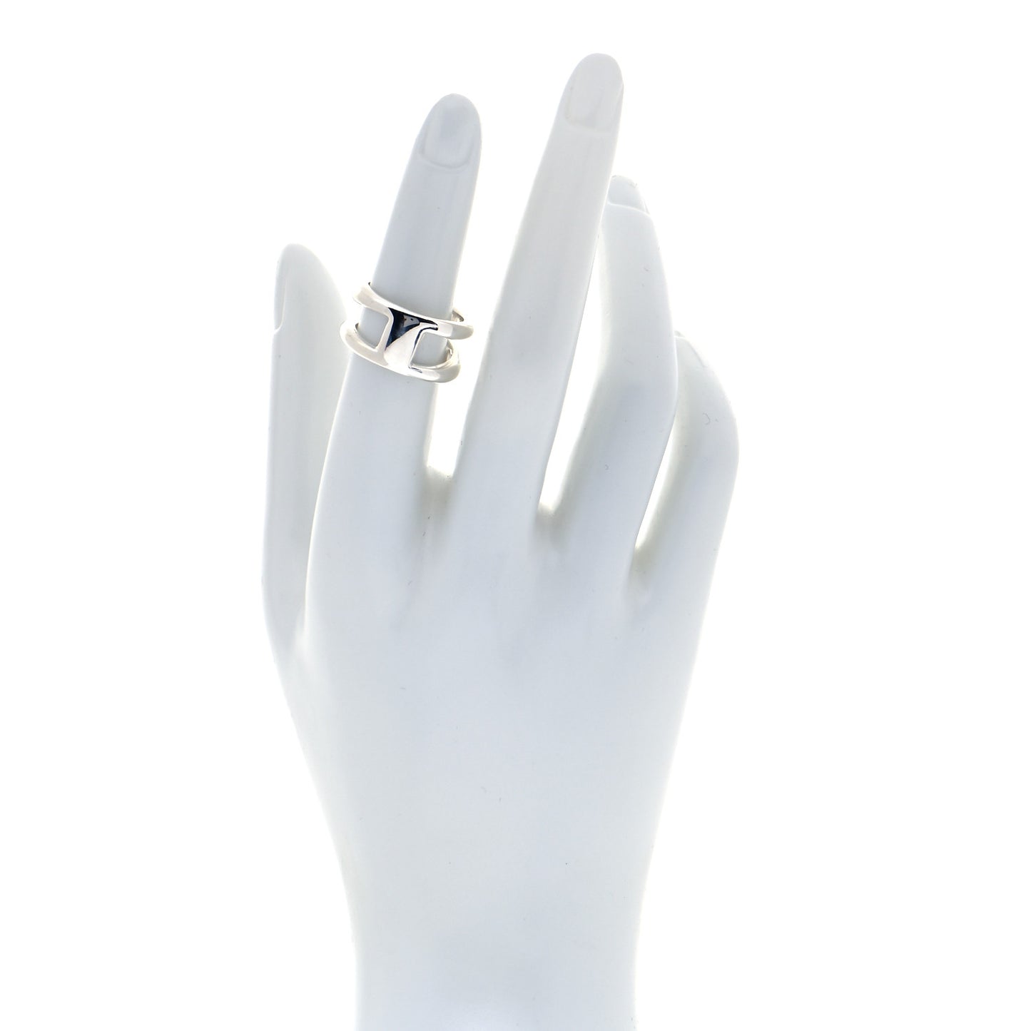 Sterling Silver Zig Zag Ring 52 6