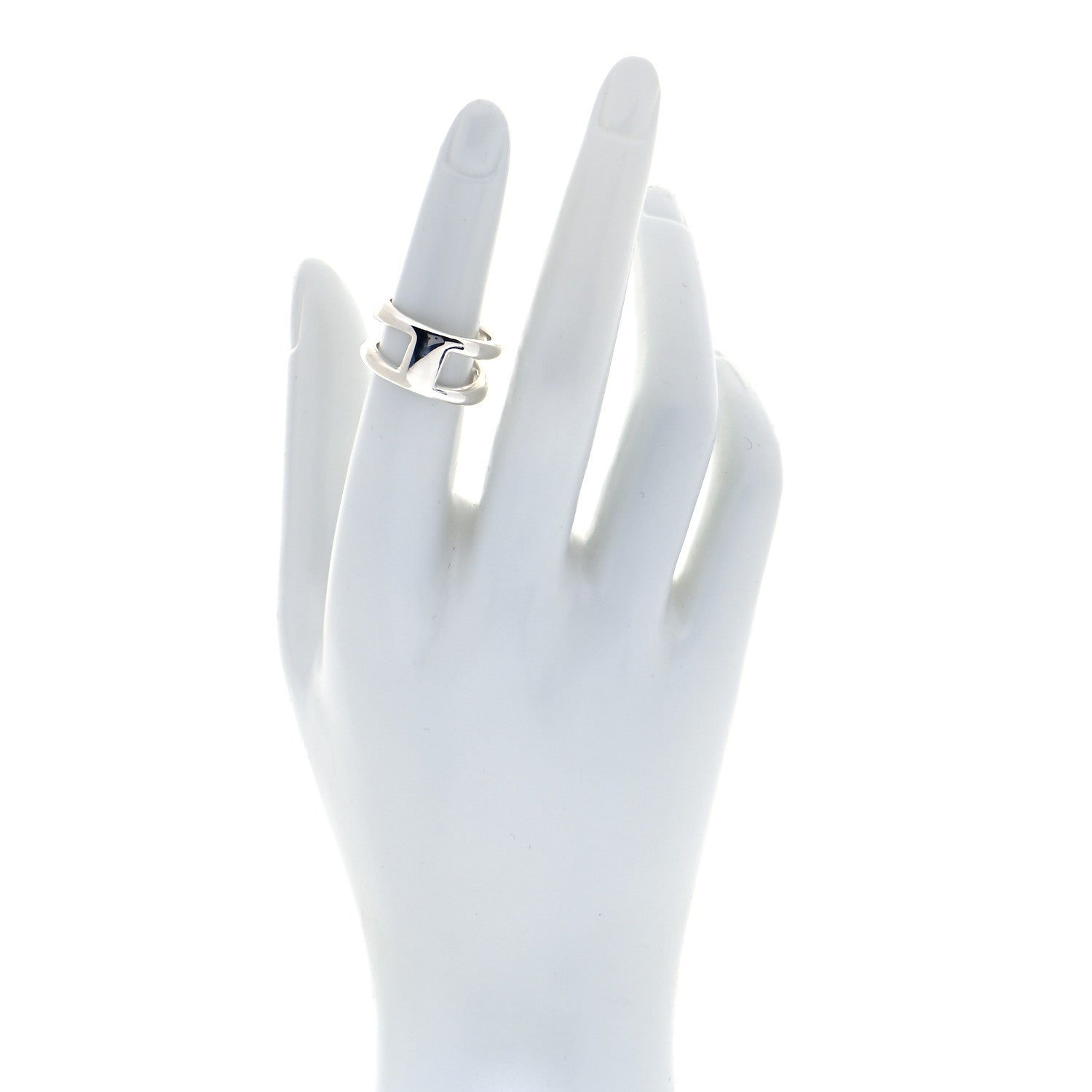 Tiffany Sterling Silver Zig Zag Ring 52 6 2 of 5