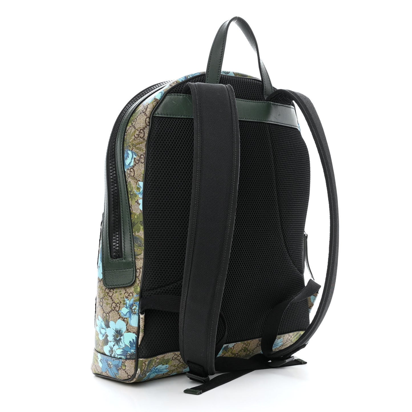 GG Supreme Monogram Blooms Bird Embroidered Dome Backpack