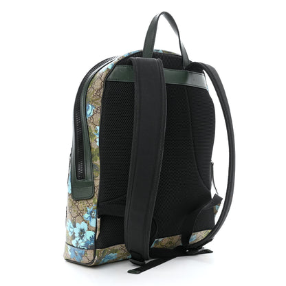 Gucci GG Supreme Monogram Blooms Bird Embroidered Dome Backpack 3 of 13