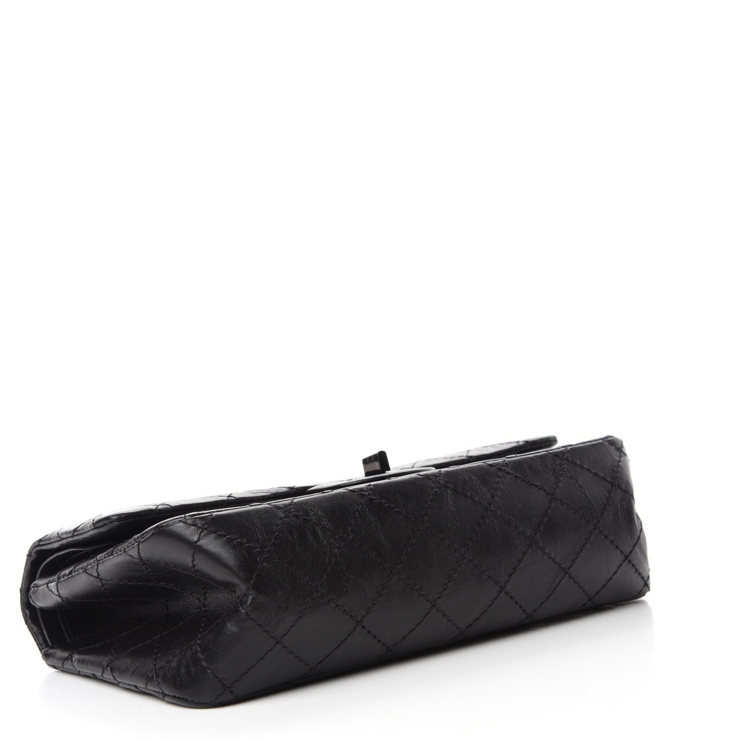 Chanel Aged Calfskin Quilted 2.55 Reissue 225 Flap So Black 4 of 12
