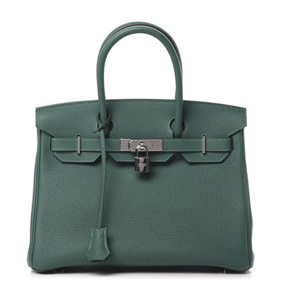Hermes Togo Birkin 30 Malachite 1 of 11