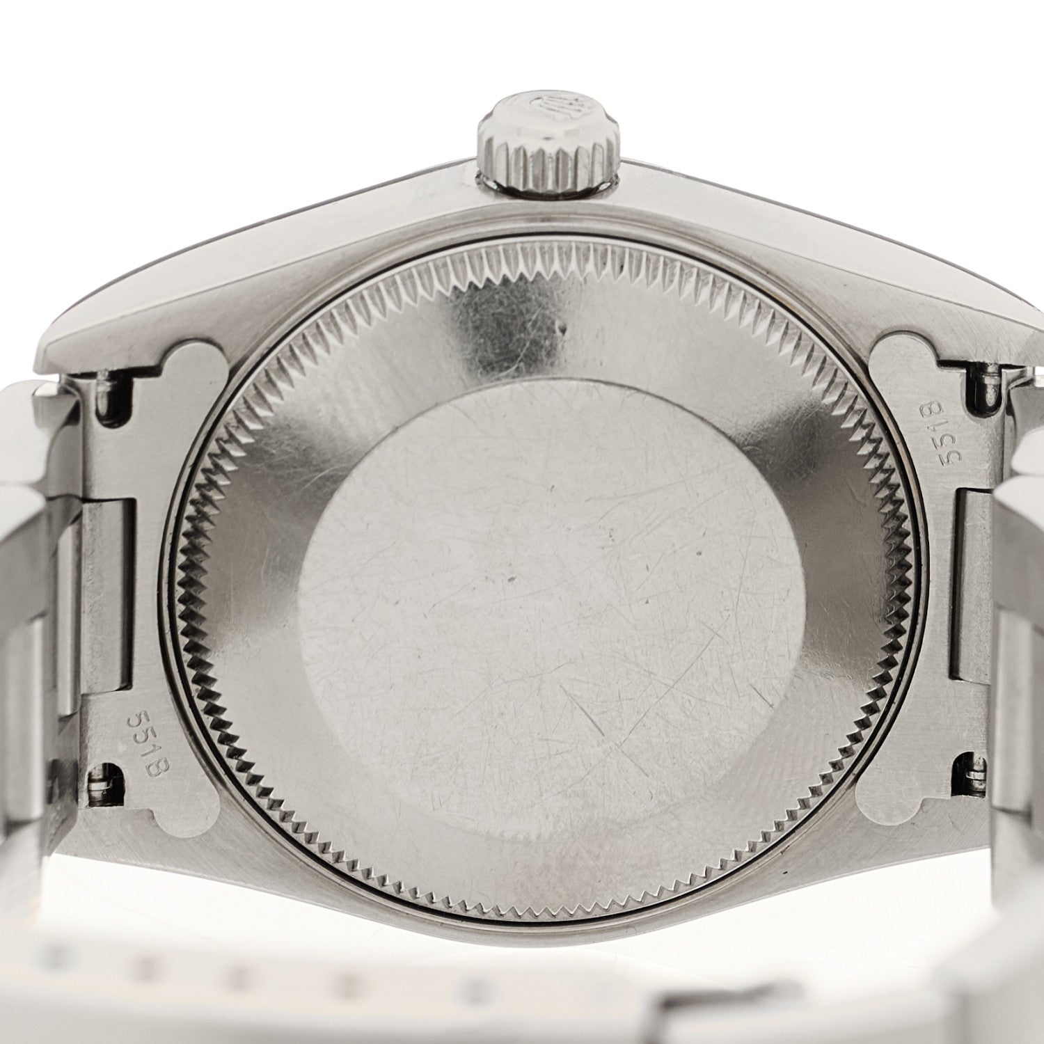 Rolex Stainless Steel 18K White Gold 31mm Oyster Perpetual Datejust Watch Pink 78274 4 of 5