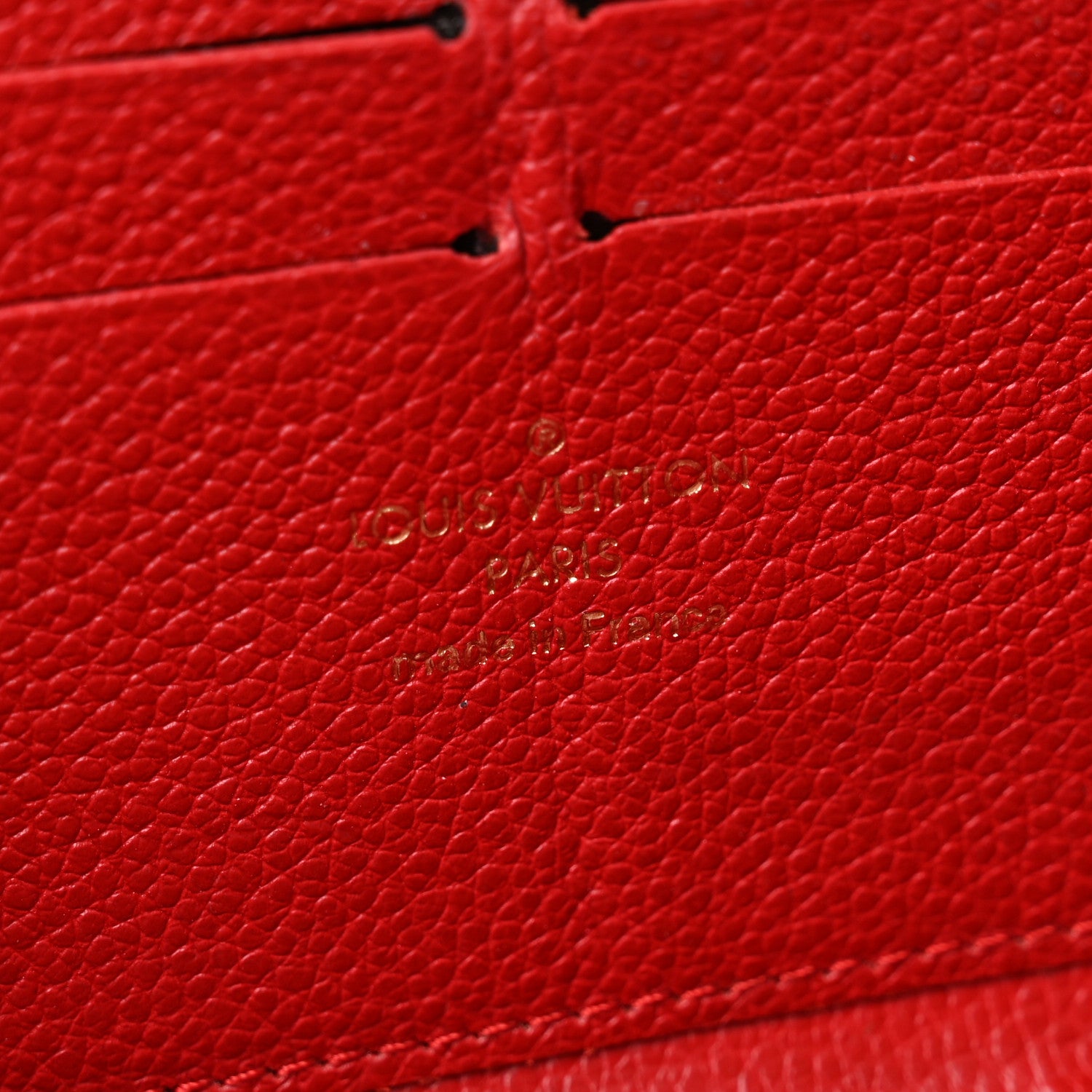Louis Vuitton Empreinte Zippy Wallet Scarlet 6 of 11