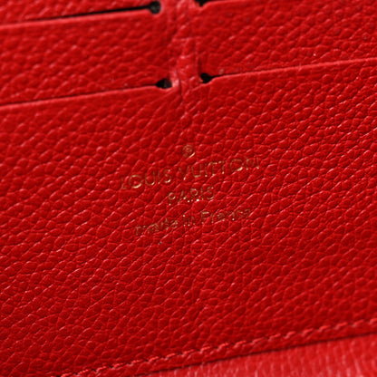 Louis Vuitton Empreinte Zippy Wallet Scarlet 6 of 11