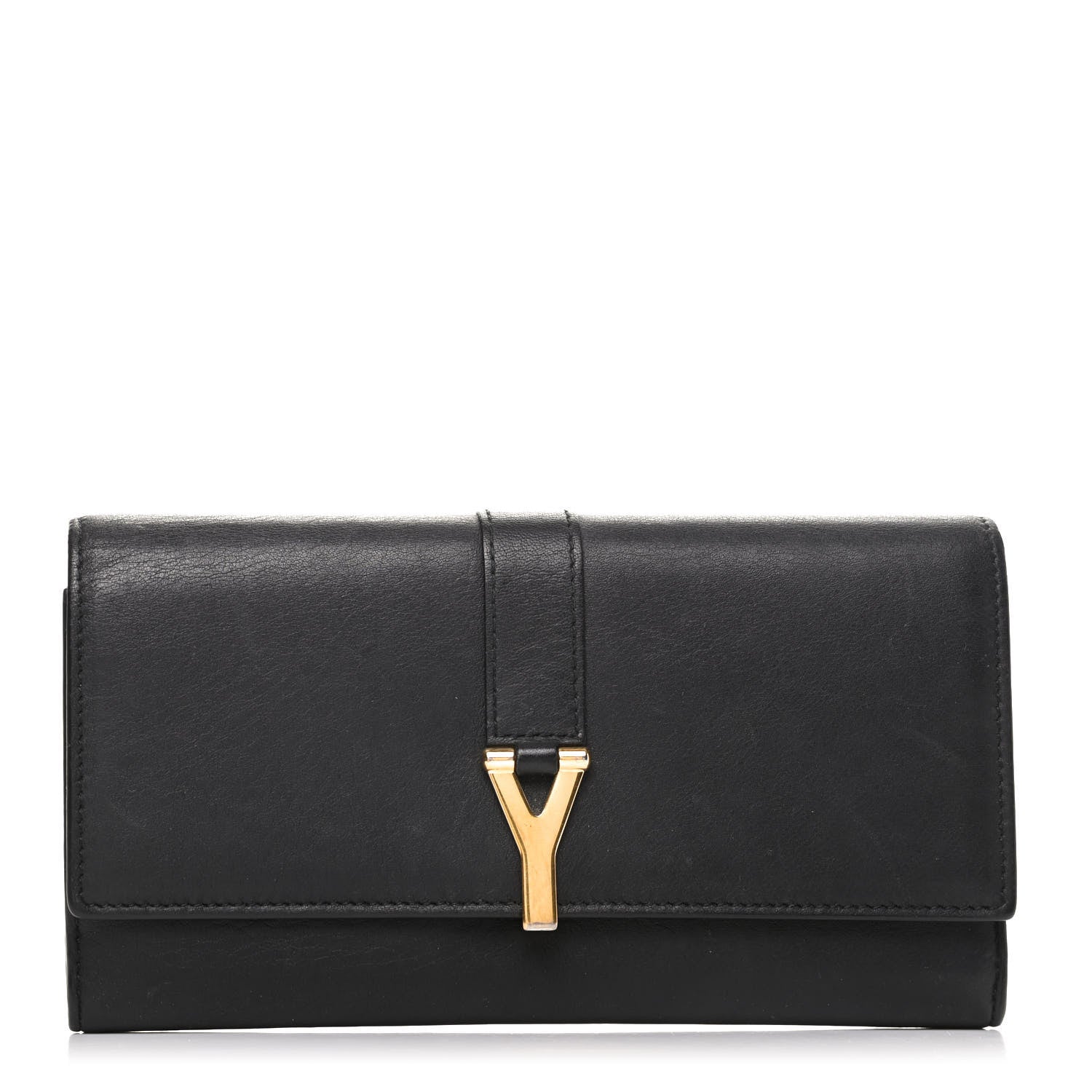 Saint Laurent Calfskin Classic Y Ligne Wallet Black 1 of 6