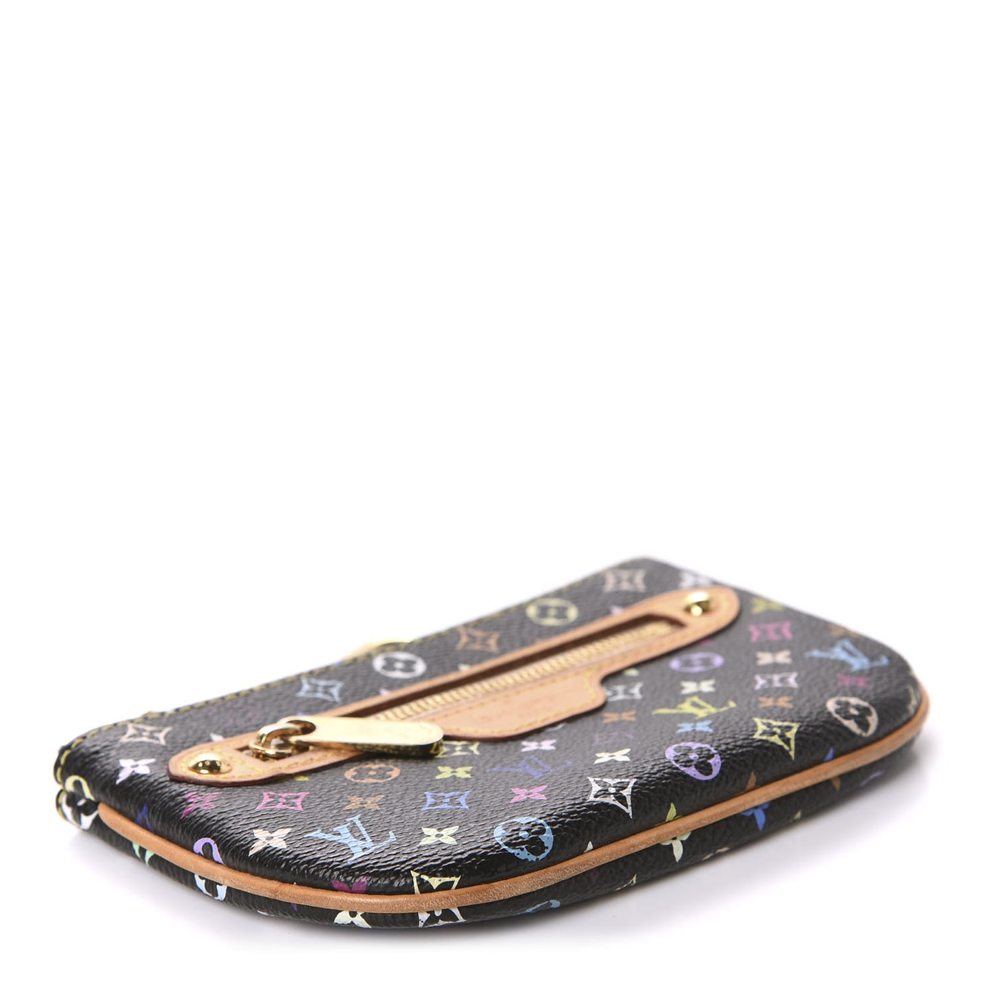 Monogram Multicolor Pochette Plate MM Black