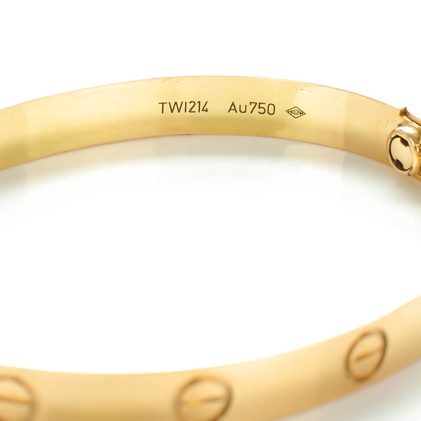 18K Yellow Gold LOVE Bracelet 16
