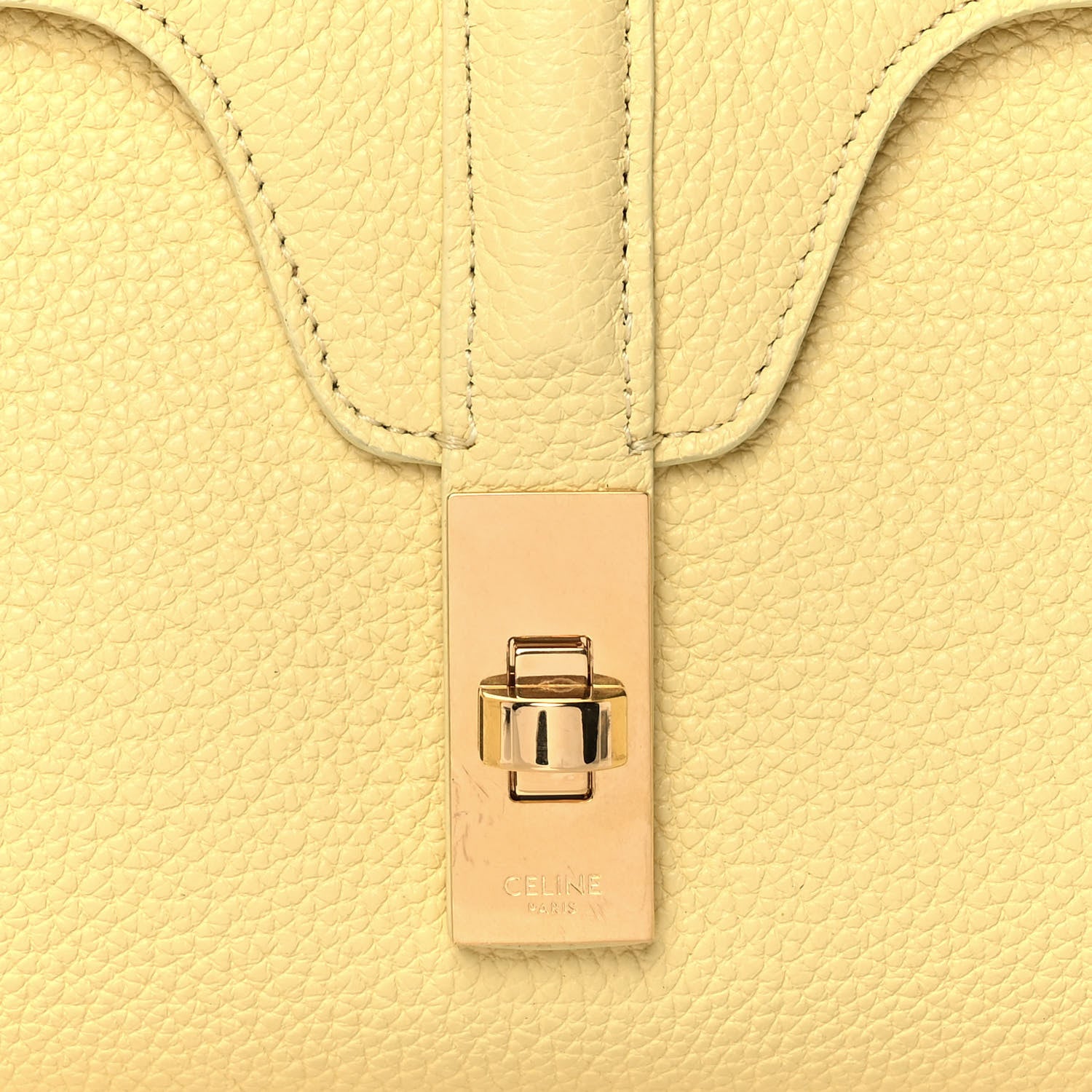 Celine Grained Calfskin Teen Soft 16 Shoulder Bag Acacla 10 of 11
