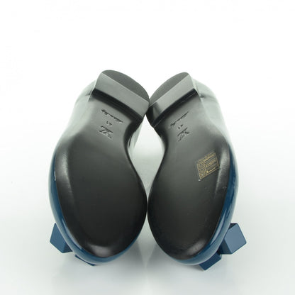 Louis Vuitton Patent Calfskin Gossip Ballerina Flats 41 Blue 5 of 8