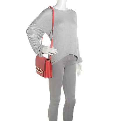 Hermes Taurillon Clemence Sac Roulis 23 Rose Jaipur 2 of 12