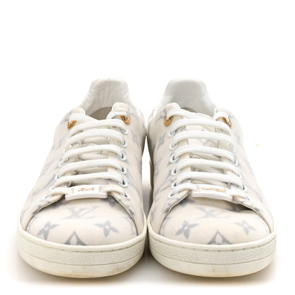Louis Vuitton Technical Fabric Calfskin Monogram Frontrow Sneakers 39 Pink 3 of 10
