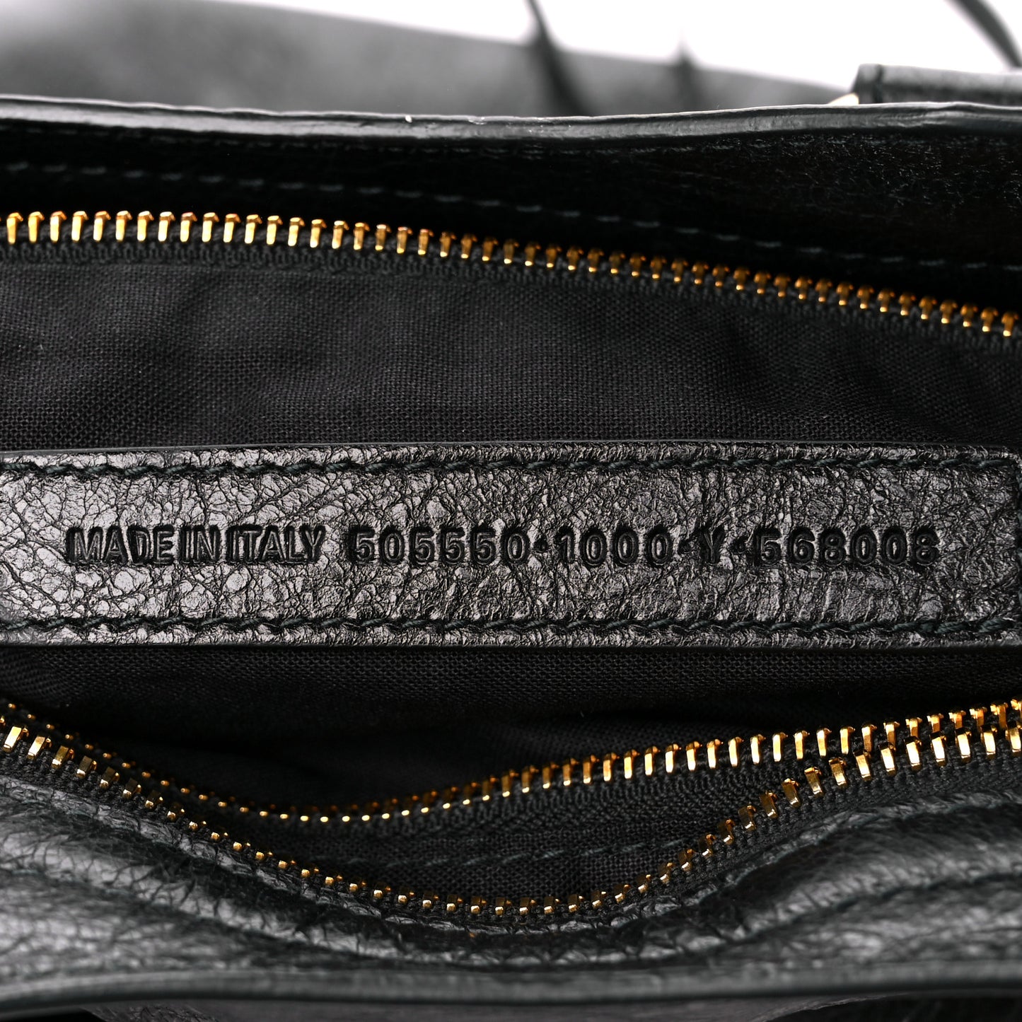 Agneau Classic Gold Hardware City Black