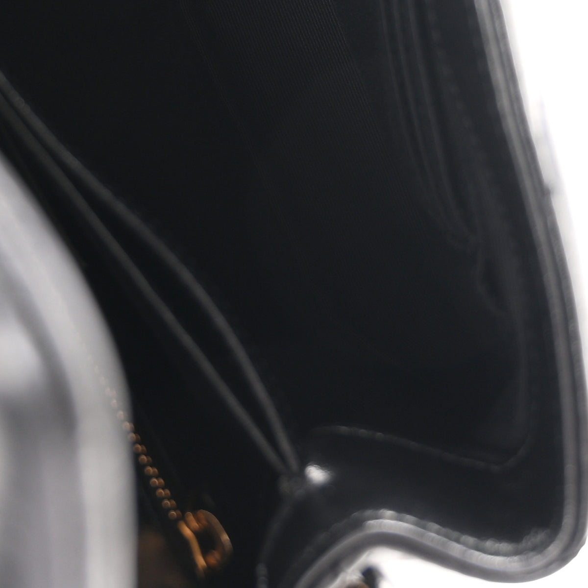 Calfskin Y Quilted Monogram Toy Loulou Crossbody Bag Black