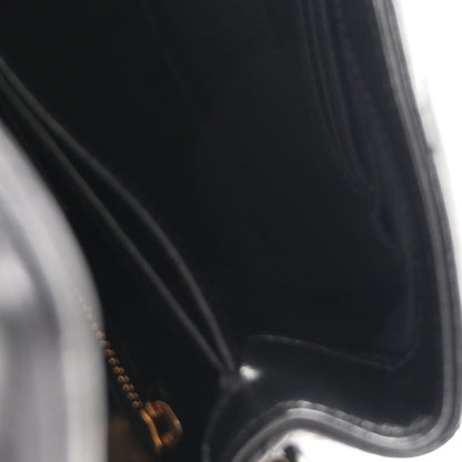 Saint Laurent Calfskin Y Quilted Monogram Toy Loulou Crossbody Bag Black 5 of 10