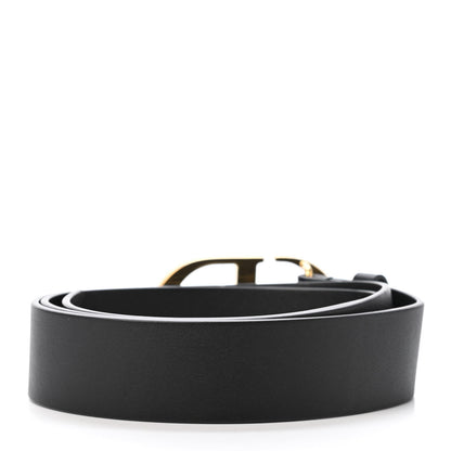 Christian Dior Calfskin CD Belt 90 Black 2 of 4