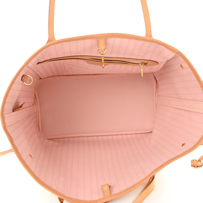 Louis Vuitton Damier Azur Neo Neverfull MM Rose Ballerine 5 of 10