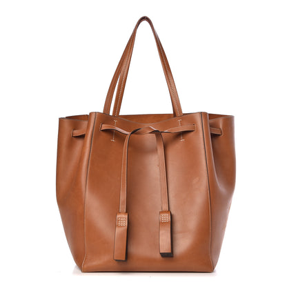 Celine Smooth Calfskin Medium Belt Cabas Phantom Brown 1 of 17