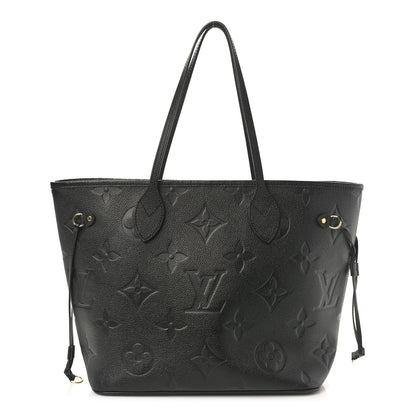 Louis Vuitton Empreinte Monogram Giant Neverfull MM Black 1 of 10