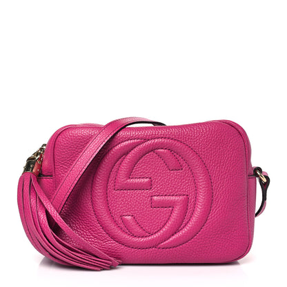 Gucci Cellarius Calfskin Small Soho Disco Bag Bright Bouganville 1 of 10