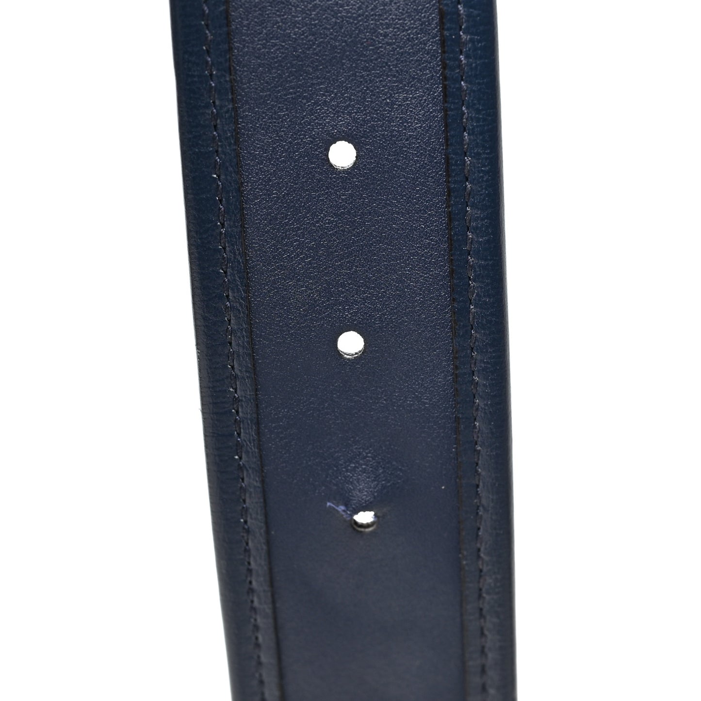Azalea Calfskin Matelasse Diagonal Torchon Double G 40mm Belt 95 38 Mystic White Blue Agata
