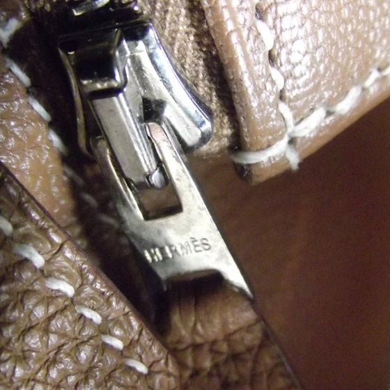 Clemence Leather BIRKIN 40 Gold Tote Bag
