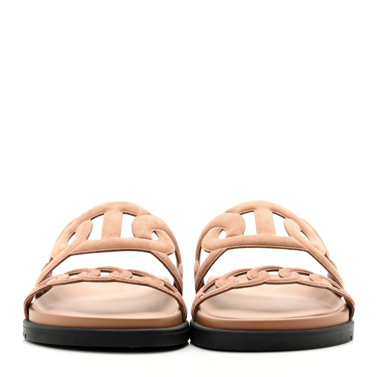 Suede Goatskin Extra Sandals 37.5 Rose Opaline