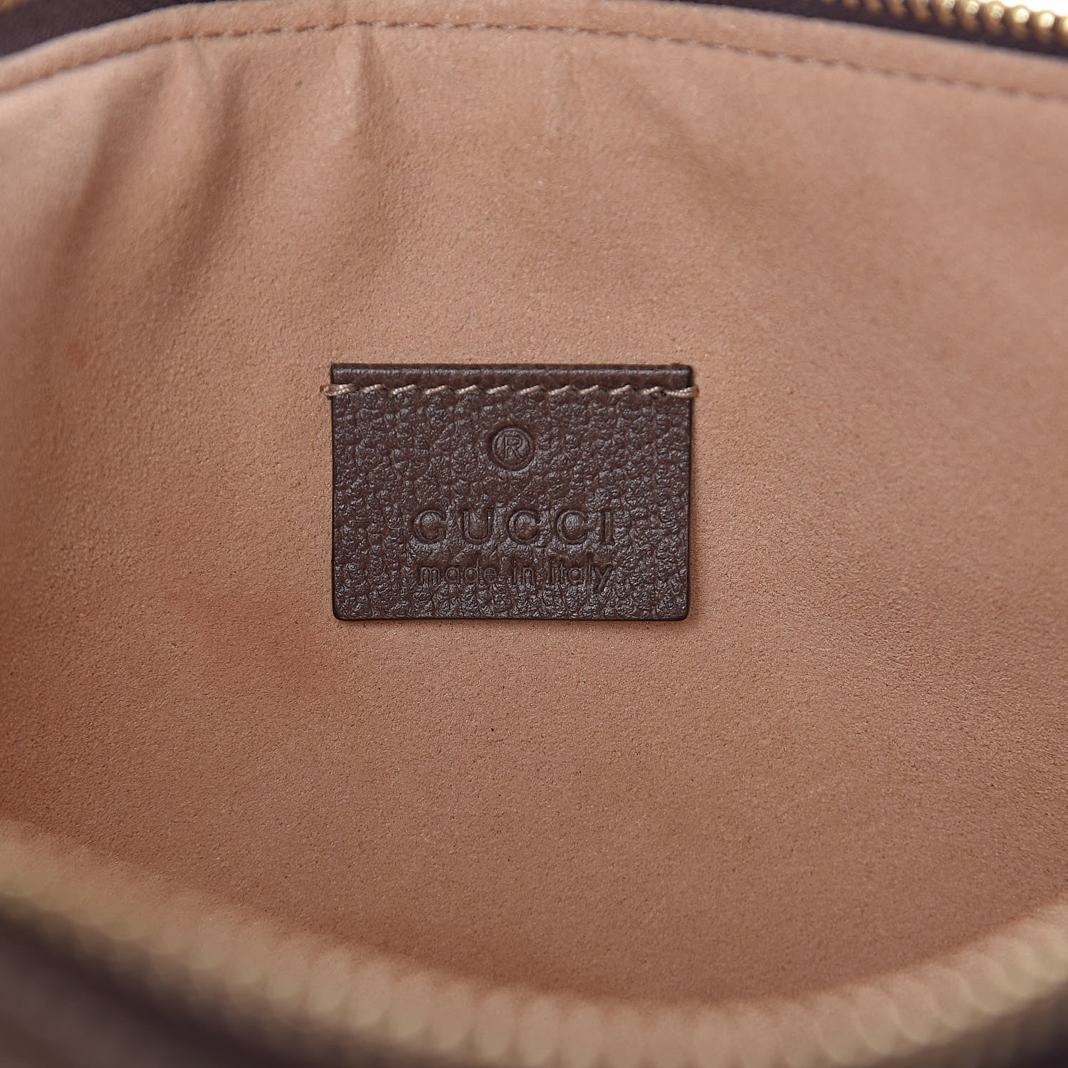 Gucci GG Supreme Monogram Large Ophidia Pouch Clutch Brown 6 of 9