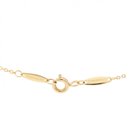 Tiffany 18K Yellow Gold Diamond .17ct Elsa Peretti Diamonds by the Yard Pendant Necklace 4 of 6