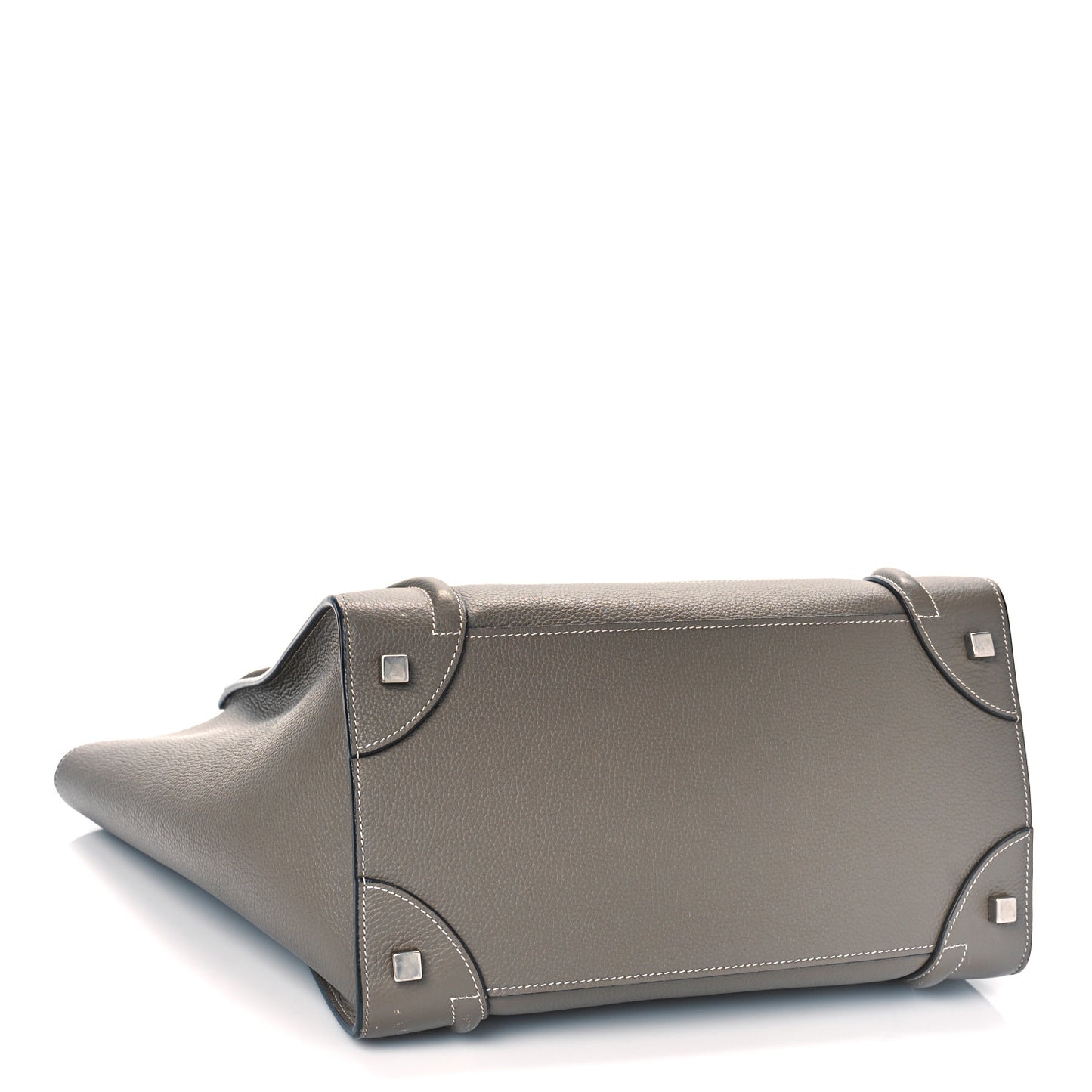 Drummed Calfskin Mini Luggage Souris
