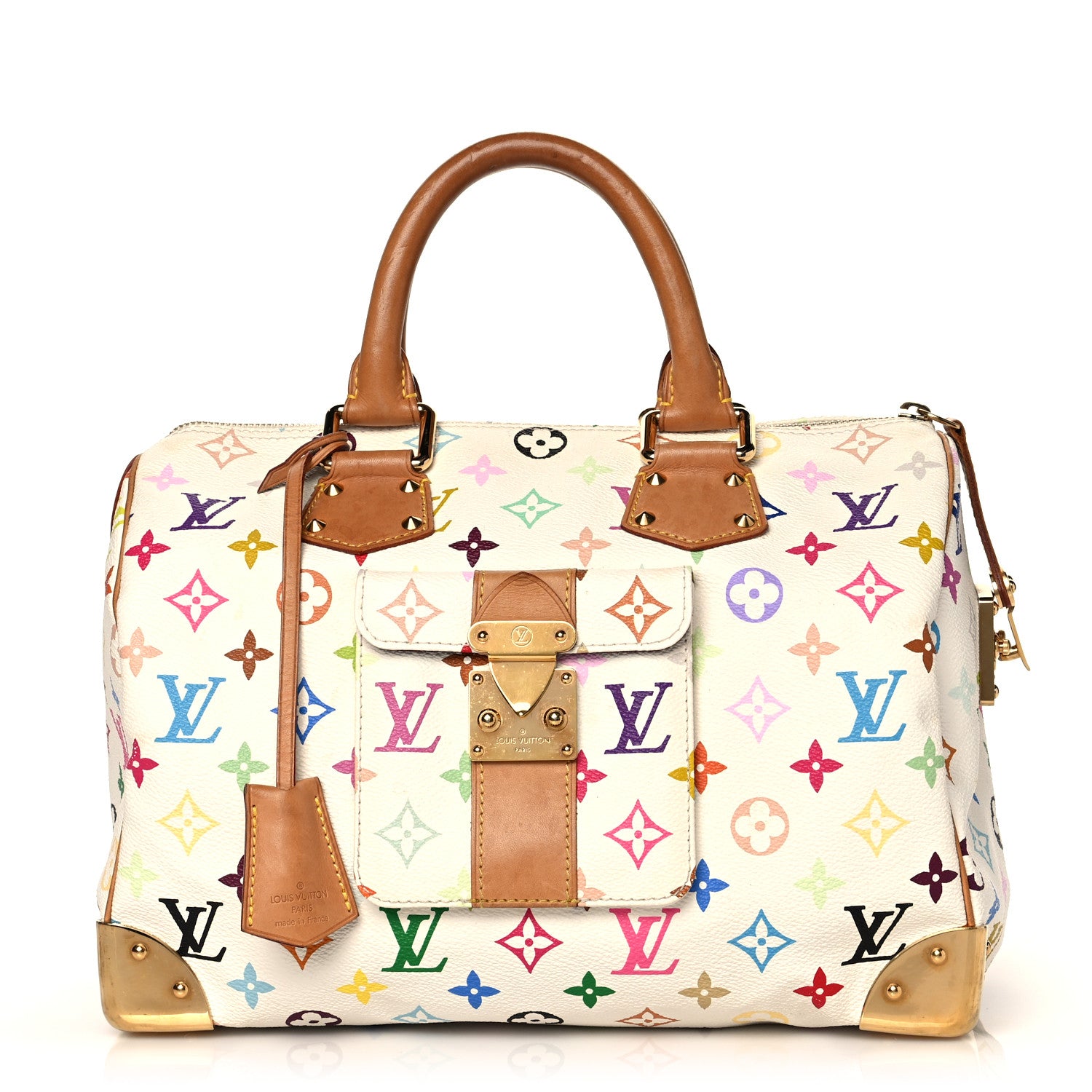 Louis Vuitton Monogram Multicolor Speedy 30 White 1 of 12