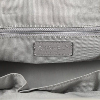 Chanel Calfskin Ultra Stitch Bowler Grey 6 of 14