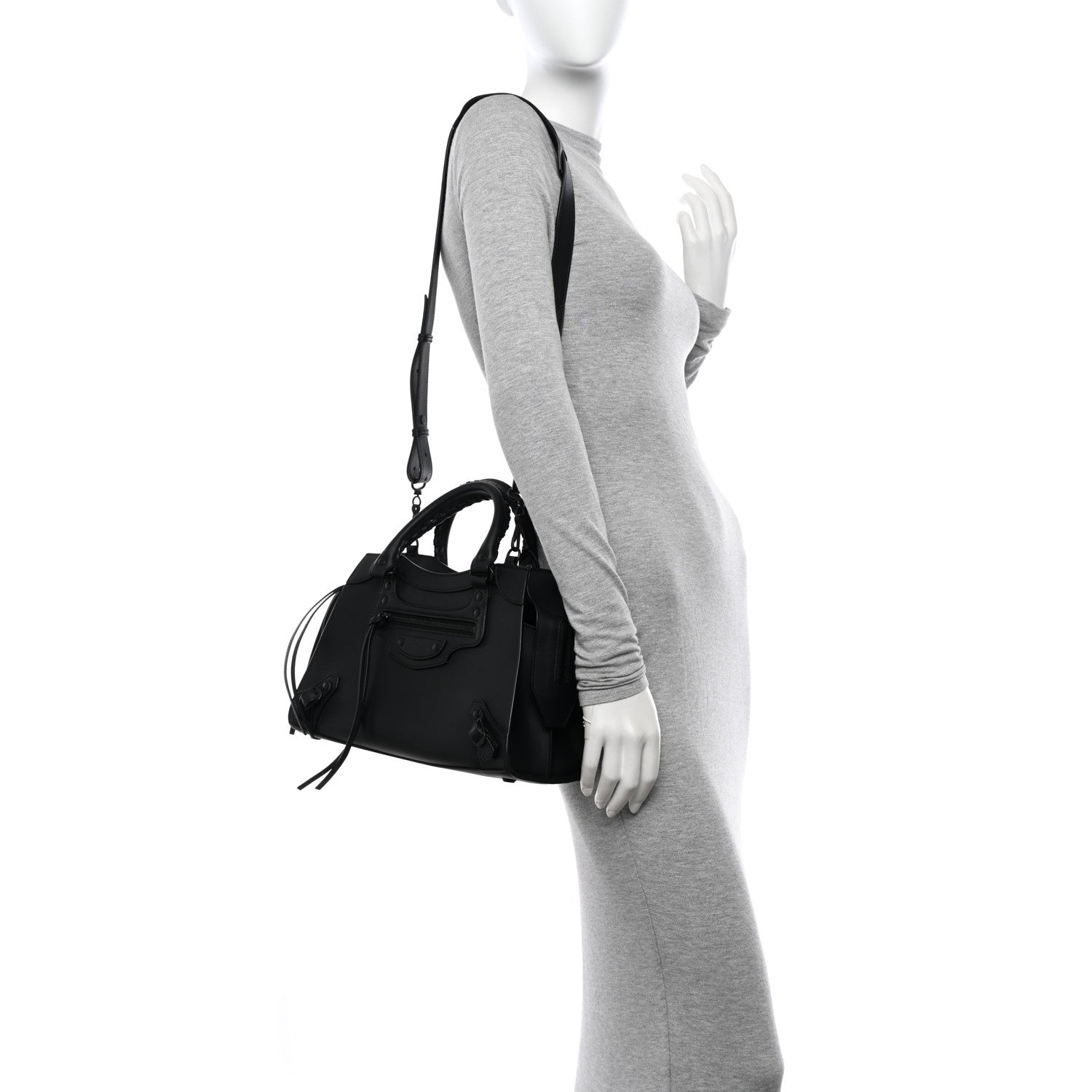 Balenciaga Smooth Calfskin Neo Classic Black Hardware S City Black 2 of 11