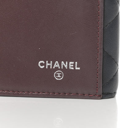 Chanel Lambskin Quilted Long Flap Wallet Black 13 of 23