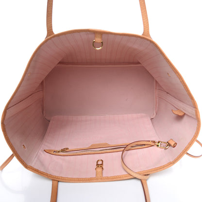 Louis Vuitton Damier Azur Neo Neverfull MM Rose Ballerine 6 of 21