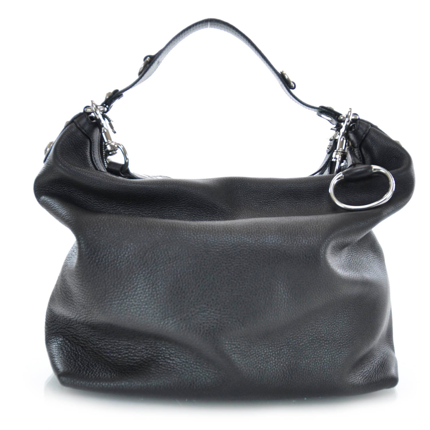 Gucci Leather Icon Bit Hobo Black 1 of 8