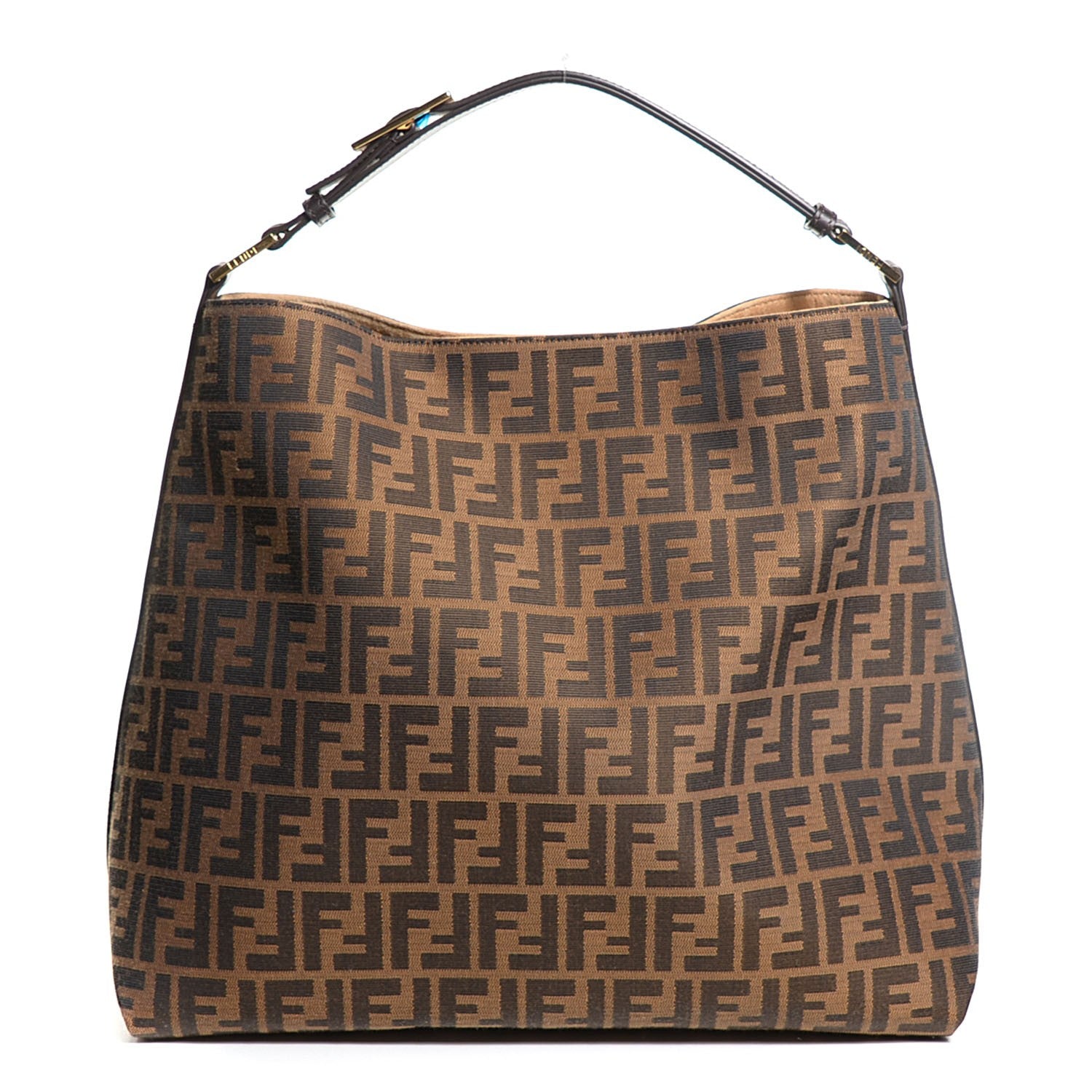 Fendi Zucca Large Hobo Tobacco 1 of 11