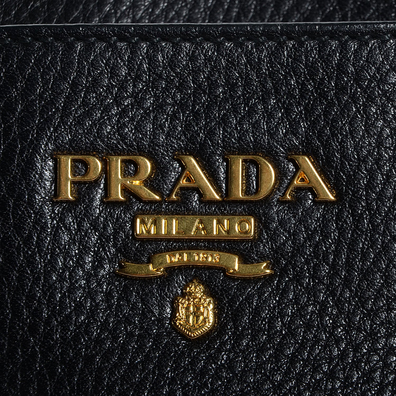 Prada Vitello Daino East West Tote Nero Black 3 of 11