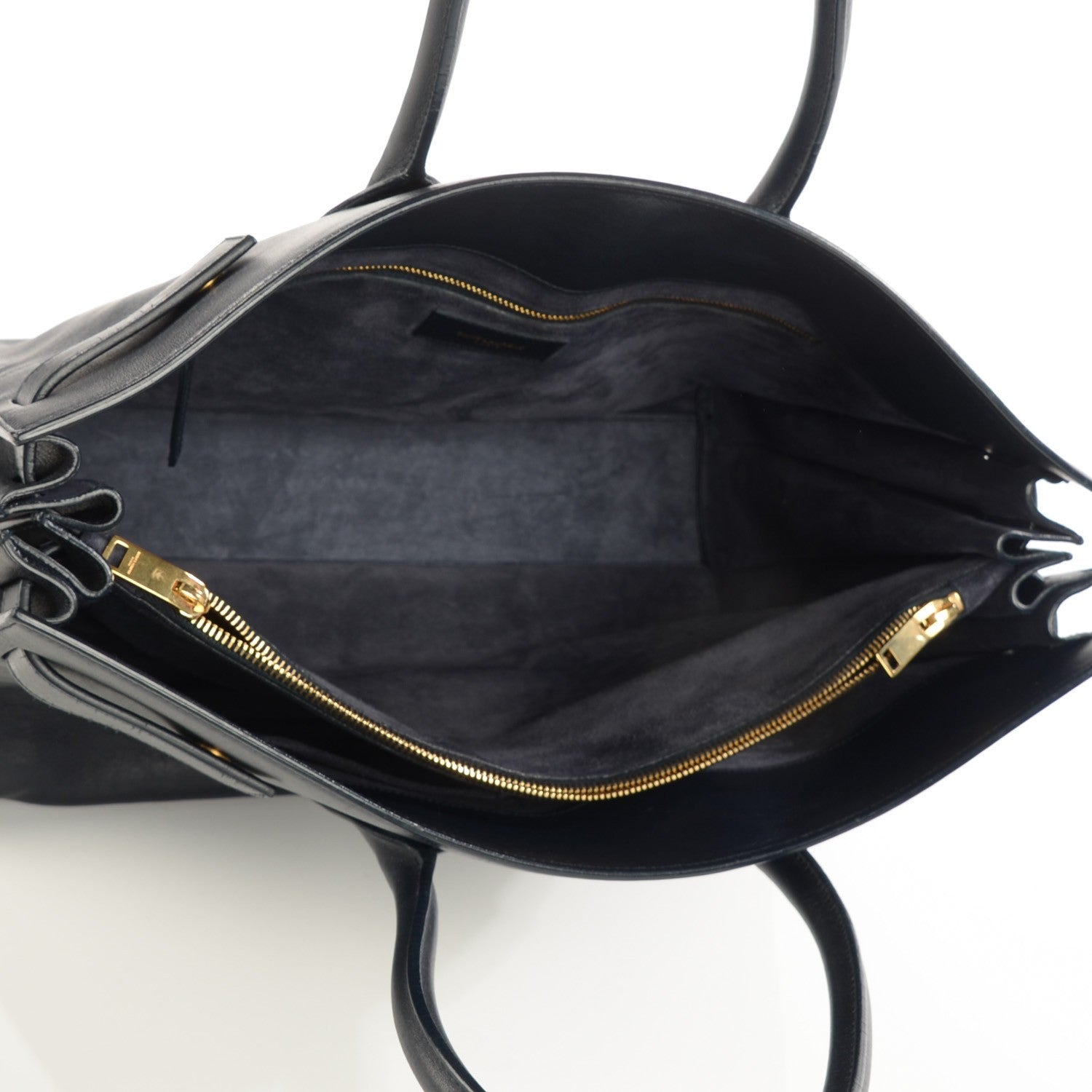 Saint Laurent Calfskin Large Sac de Jour Carryall Navy Blue 5 of 8