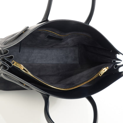 Saint Laurent Calfskin Large Sac de Jour Carryall Navy Blue 5 of 8